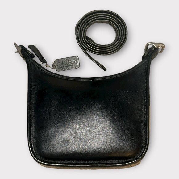 VTG Coach Janice Legacy Bag 9950 Black Leather Nickel Convertible Y2K Dominican - Picture 5 of 10